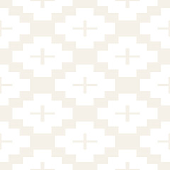 Seamless tracery pattern. Repeated stylized lattice. Symmetric geometric wallpaper. Trellis ethnic motif. Vector illustration