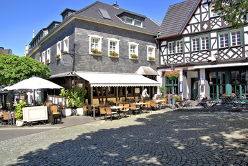 Marktplatz in Bad Honnef, Naturpark Siebengebirge