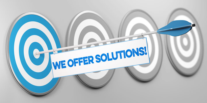 We offer solutions! / Wir bieten Lösungen