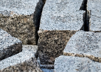 Granit stones, close-up