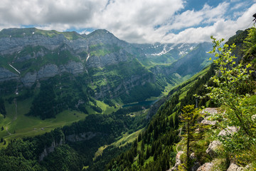 Swiss Alps. Appenzell Innerrhoden. Ebenalp.