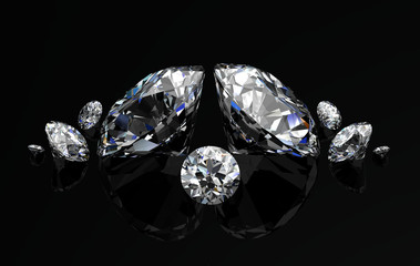 diamond jewel (high resolution 3D image)