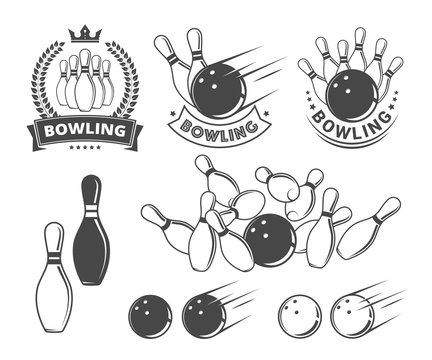 Bowling objects and emblems