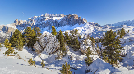 The Dolomites. Sella Ronda. Italy.
