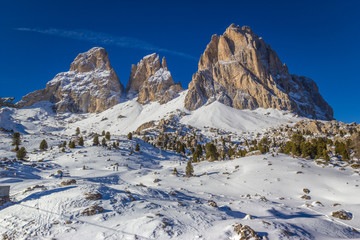The Dolomites. Sella Ronda. Italy.