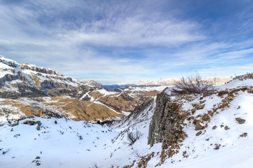 The Dolomites. Sella Ronda. Italy.
