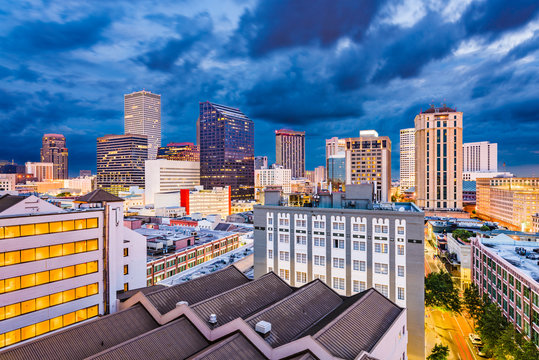 New Orleans, Lousiana, USA Skyline.