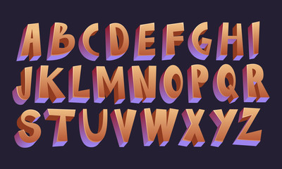 3D Cartoon Font