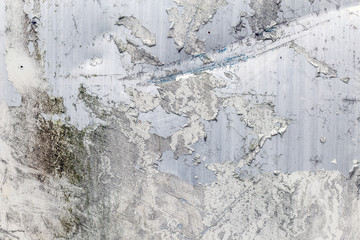 Corroded white metal background