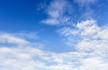 Naklejka na ściany i meble blue sky with over light in the background