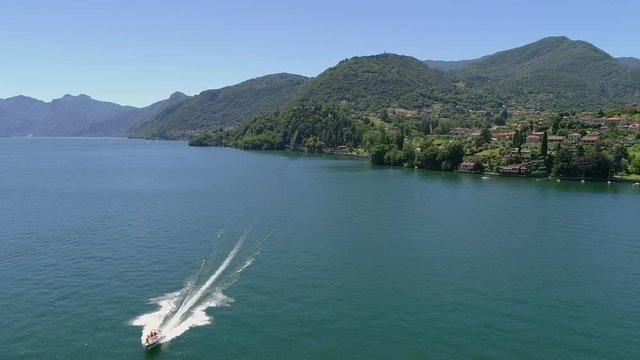 Aerial 4K - Bellagio - Pescallo - Lago di Como (IT) 