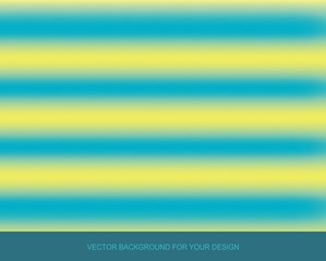 Trend blurred watercolor background. Light striped backdrop for design. Yellow - blue color. Vector gradient illustration.