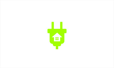 green energy home logo icon concept
