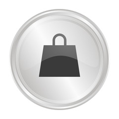 Tragetasche - Verchromter Button