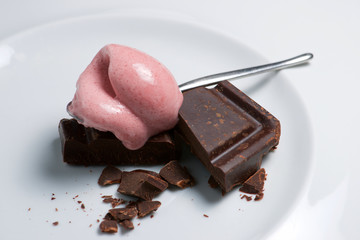 Strawberry ice cream
