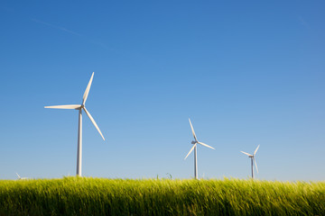 Fototapeta premium Wind energy concept