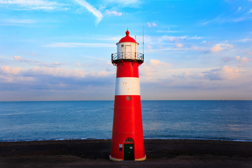 Fototapeta premium Leuchtturm Westkapelle