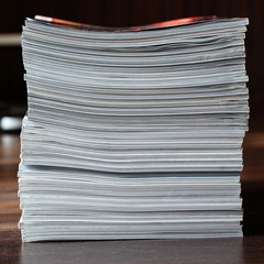 Stack of Old Magazines