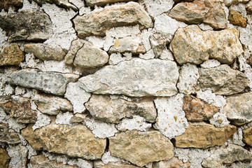 Wall background view