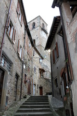 Fototapeta na wymiar Volterra street