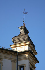 Fototapeta na wymiar Fragment of building in Innsbruck. Tyrol. Austria 