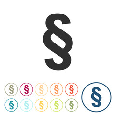 Runde Schaltflächen - Paragraf - AGB