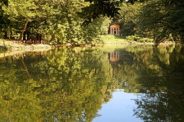 Fototapeta na wymiar Lago parco di Monza 