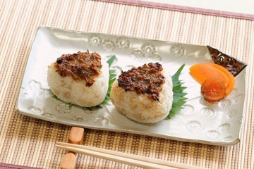 蕗味噌の焼きおにぎり