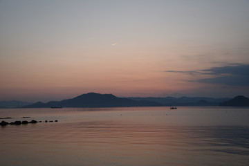 瀬戸の夕日