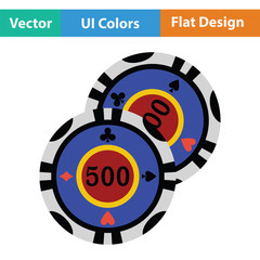Casino chips icon