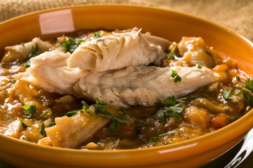 Traditional amazonian fish - Mojica de tucunare