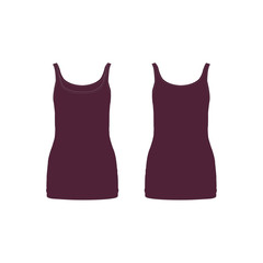 Tanktop Bordeaux