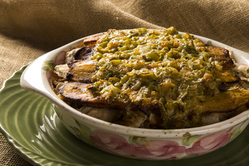 Pirarucu de casaca with banana - Traditional Amazonian dish