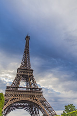 Fototapeta na wymiar The Eiffel Tower in Paris, France