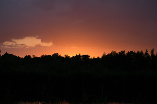 evining sky