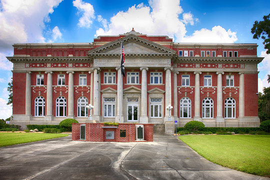 The 1913 De Soto County Courthouse in Arcadia, FL