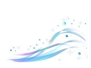 流れる水のアブストラクト