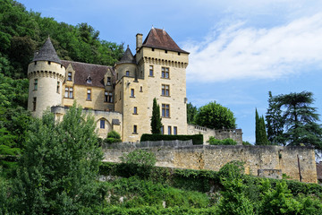 Fototapeta na wymiar Château Périgord noir