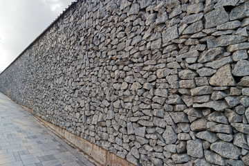 Old Brick Wall In Korea
