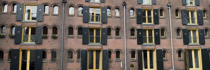 Houses facades in Amsterdam