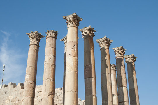 Temple of Artemis in Jerash, Jordan