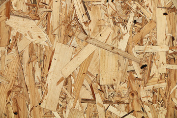 Texture of lumber. Pressing of sawdust