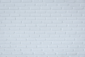 Fototapeta na wymiar Pattern of white brick wall for background and textured, White wall background