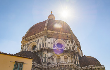 The famous Brunelleschi's dome of the Cathedral in Florence
