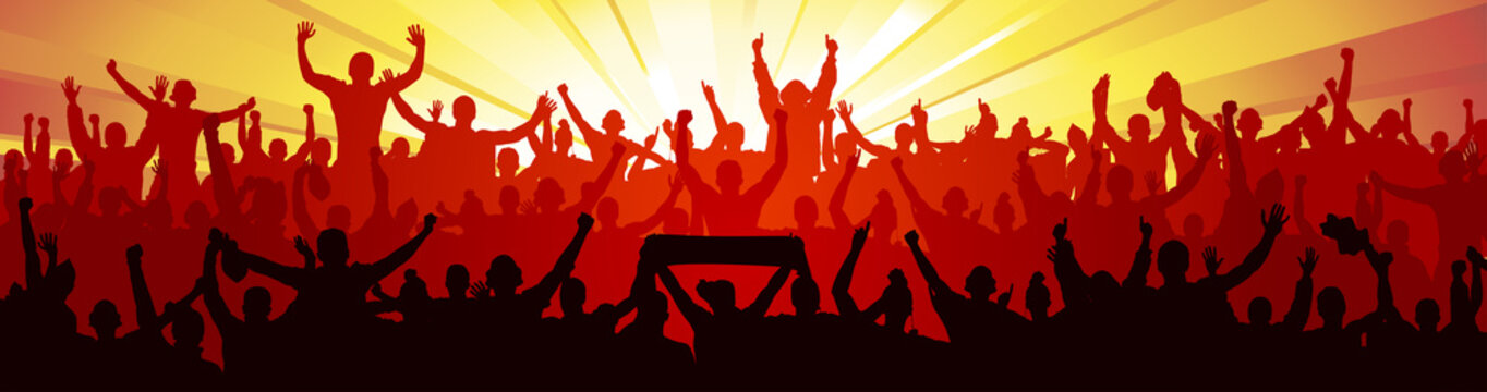 Background for sporting events and public gathering.