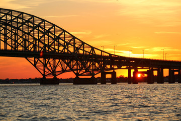Fototapeta premium GSB Bridge Sunset 1