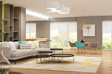 Modern house interior
