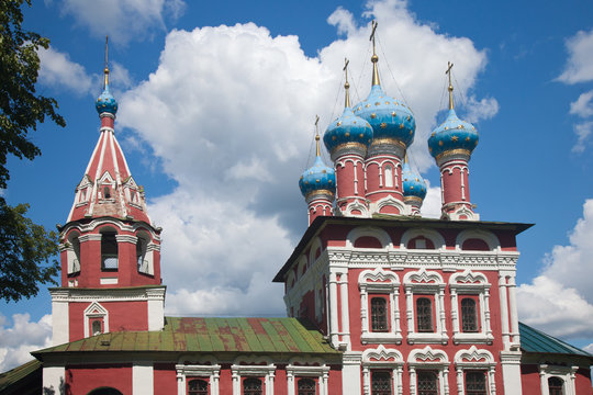 Uglich. The church of Dimitri on blood.