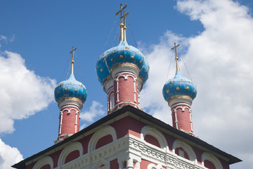 Uglich. The church of Dimitri on blood.