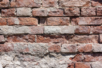 Old vintage brick wall